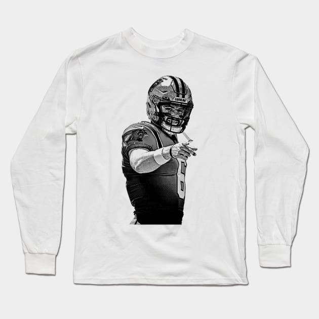 Baker Mayfield Long Sleeve T-Shirt by Zluenhurf